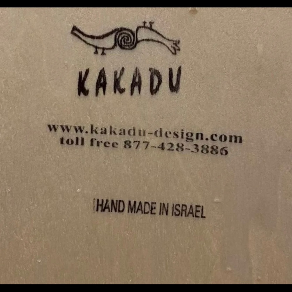 Kakadu Custom Israeli Art Wood Note Pad Folder Brand New - Picture 4 of 6